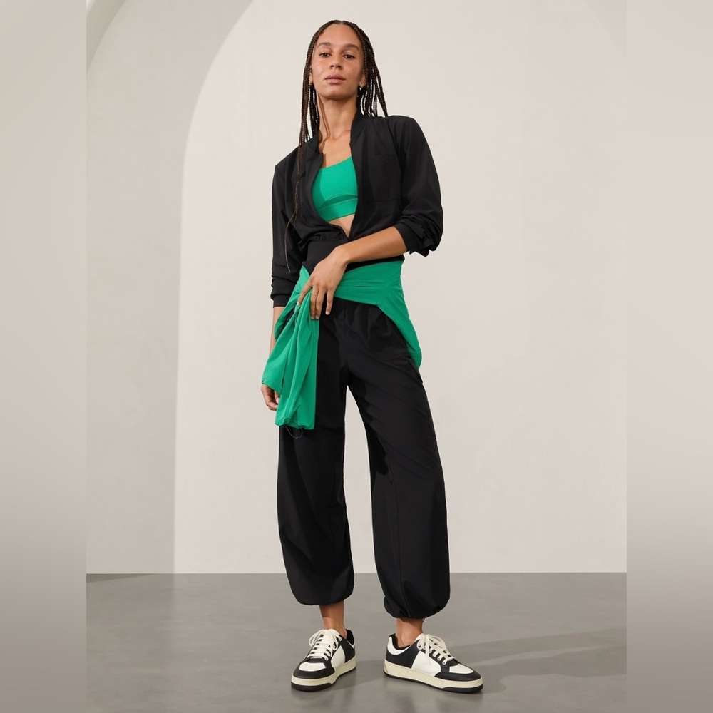 Athleta Brooklyn Long Sleeve Jumpsuit // Black